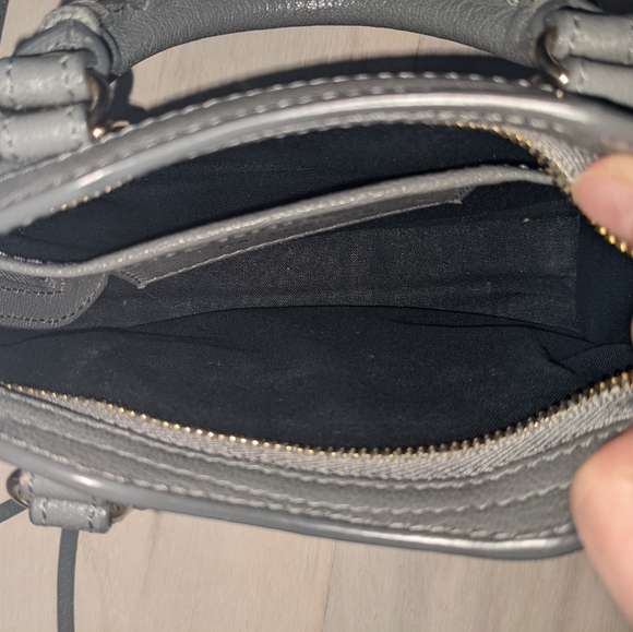 Balenciaga metallic edge nano city in Gris Acier - Picture 7 of 11
